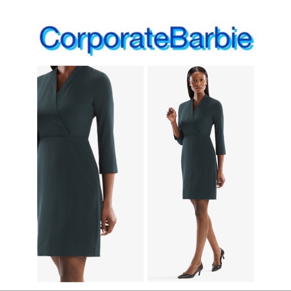 MM Lafleur Niko Dress in Deep Forest